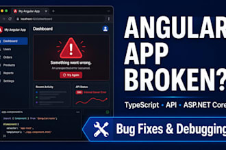 fix angular, typescript and aspnet core bugs