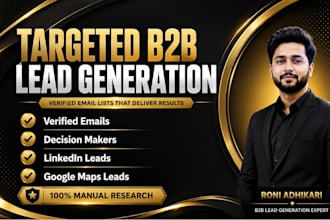do targeted b2b lead generation with verified email lists