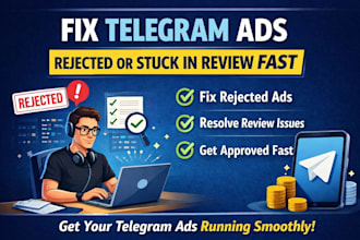 fix telegram ad desination, fix declined telegram ads, telegram ads