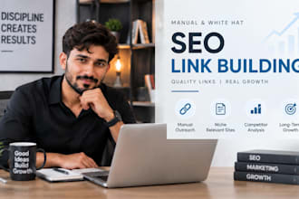 build high quality backlinks with manual SEO link building