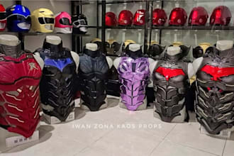 custom cosplay creation cosplay props cosplay armor 3d helmet and fdm printing