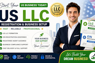 register your US llc, ein and business setup for non residents