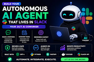 build autonomous ai agent for slack with gpt 4, claude full stack integration