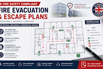 design UK fire evacuation, egress and escape plans