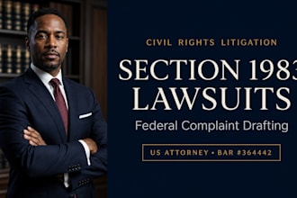 draft a professional section 1983 federal lawsuit for police brutality