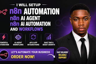 setup n8n automation n8n ai agent n8n ai automation and workflows