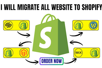 migrate wordpress to shopify, wix migration, squarespace, migration to shopify
