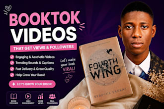 create viral booktok video, booktok promotion for ebook marketing and amazon KDP