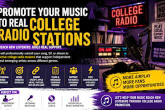 submit your song to romanian campus college radio station spotify promotion