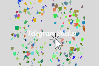 design professional telegram sticker