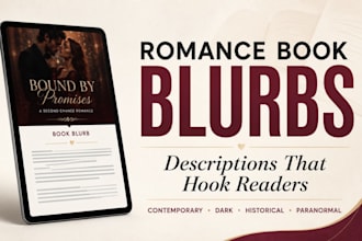 write a compelling romance book blurb that hook readers