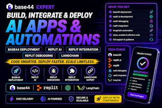 base44 deployment replit ai replit debugging replit integration and langchain