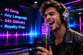 create ai song in any language with lyrics for your video