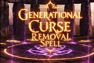 cast generational curse removal spell, ancestral cleansing, healing spell