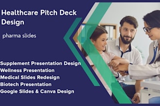healthcare pitch deck design, medical powerpoint pharma PPT