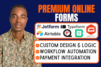 design custom typeform jotform airtable gravity forms quform basin integration