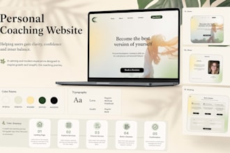 design a modern landing page in figma