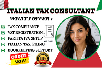 help you with italian tax consulting, partita iva, vat and tax filing