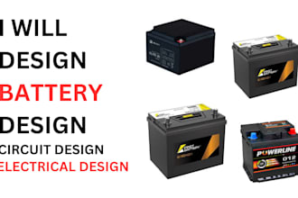 design battery design circuit design solar illustration