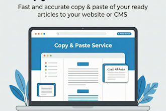 copy and paste articles or texts to your website, blog, or cms