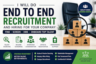 do end to end recruitment and hiring