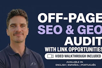 do an offpage SEO and GEO audit of your backlinks