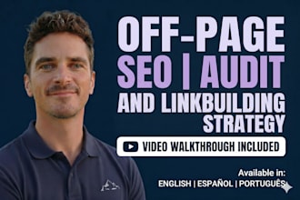 do off page SEO audit and link building strategy