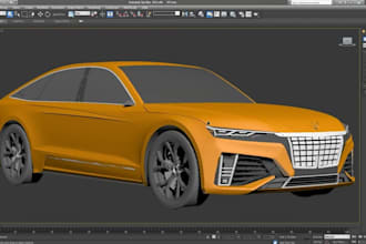 do realistic 3d automotive part modeling, car rendering accessory component