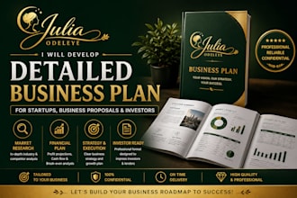 develop business plan for startups business plan financial plan pitch deck