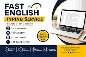 do english typing and data entry