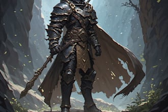 do dnd character art design illustration, fantasy, game art