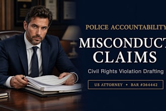 draft a powerful police misconduct and civil rights complaint