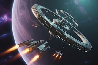 creative photorealistic science fiction illustration