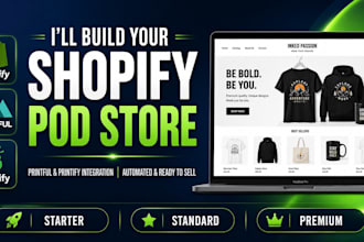 build your shopify pod store with printful and printify integrations