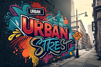 create high quality graffiti art and spray paint design