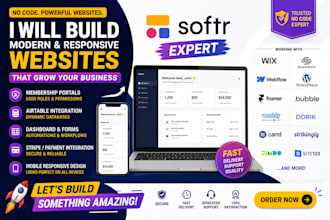 softr website airtable membership portal client portal no code saas builder