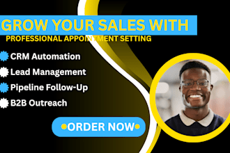 be your appointment setter and CRM sales funnel automation expert