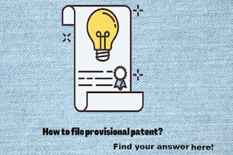 patent attorney for filing utility design provisional patent and patent search