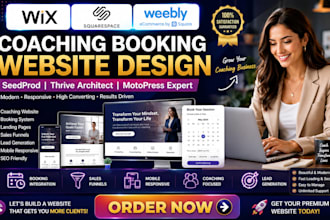 create seedprod thrive architect motopress coaching booking website
