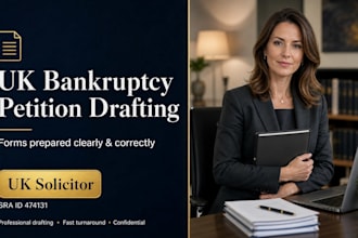 professionally assist with writing your UK bankruptcy petition