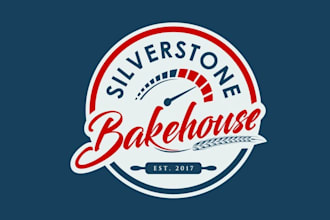 design monogram motorsport baking company logo