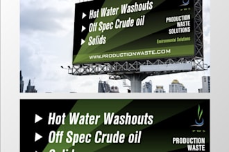 design a professional billboard, signage and large format banner