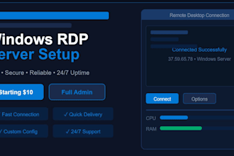 provide fast and secure windows rdp server for your needs