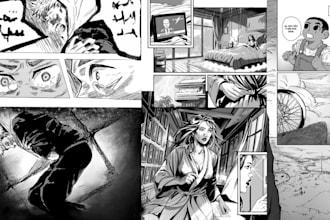 draw anime manga illustration nsfw manga page webtoon manga comic manga artist