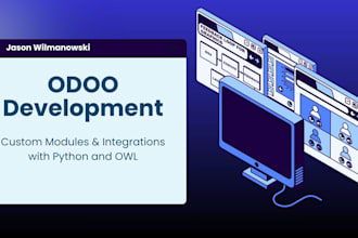 develop custom odoo erp modules and integrations