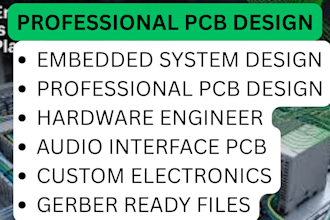 do hardware design, embedded system, audio interface and pcb design