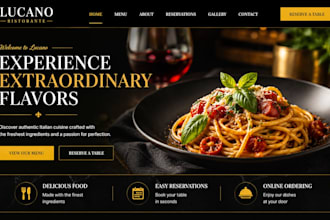 design a squarespace restaurant website with menu and online ordering