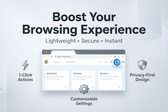 build a chrome extention for you