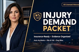 write a personal injury demand letter to insurance companies