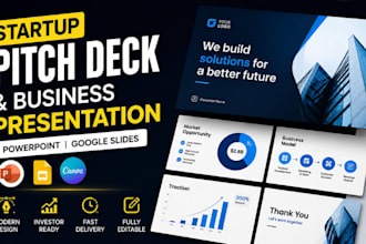 startup pitch deck, business powerpoint presentation, google slides